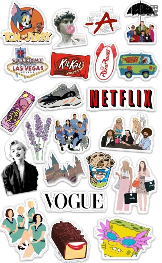 Pop Icons – Movie and TV Fandoms | STICKER PACK (22 Pcs)