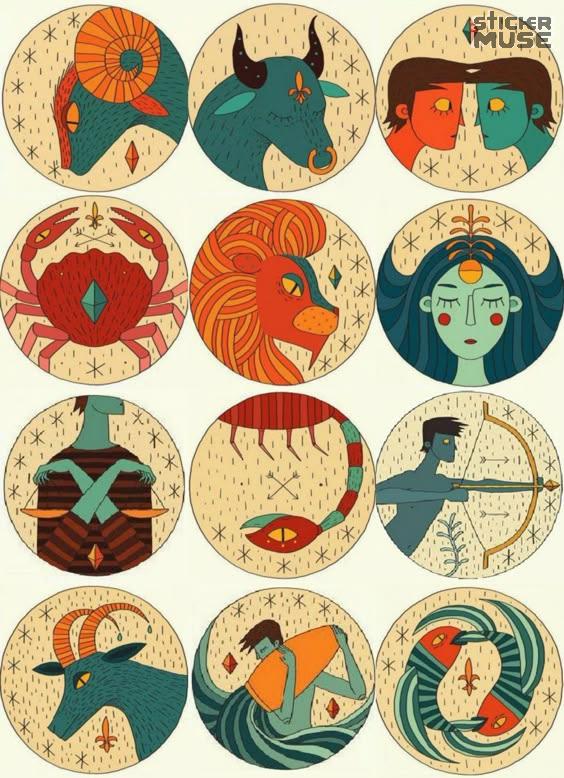 Cosmic Vibes – Out of This Universe | STICKER PACK (12 Pcs)