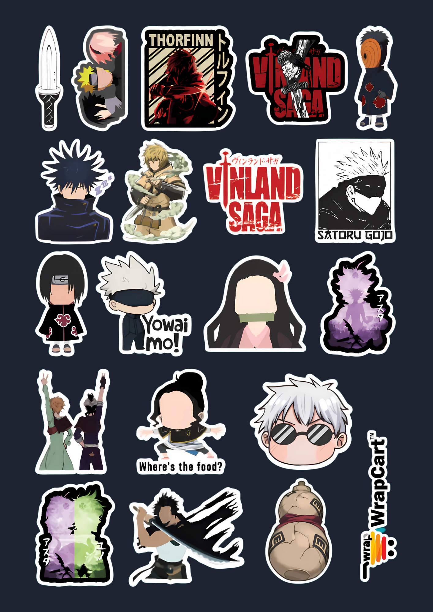 Anime Otaku Stickers for all (20 pcs)