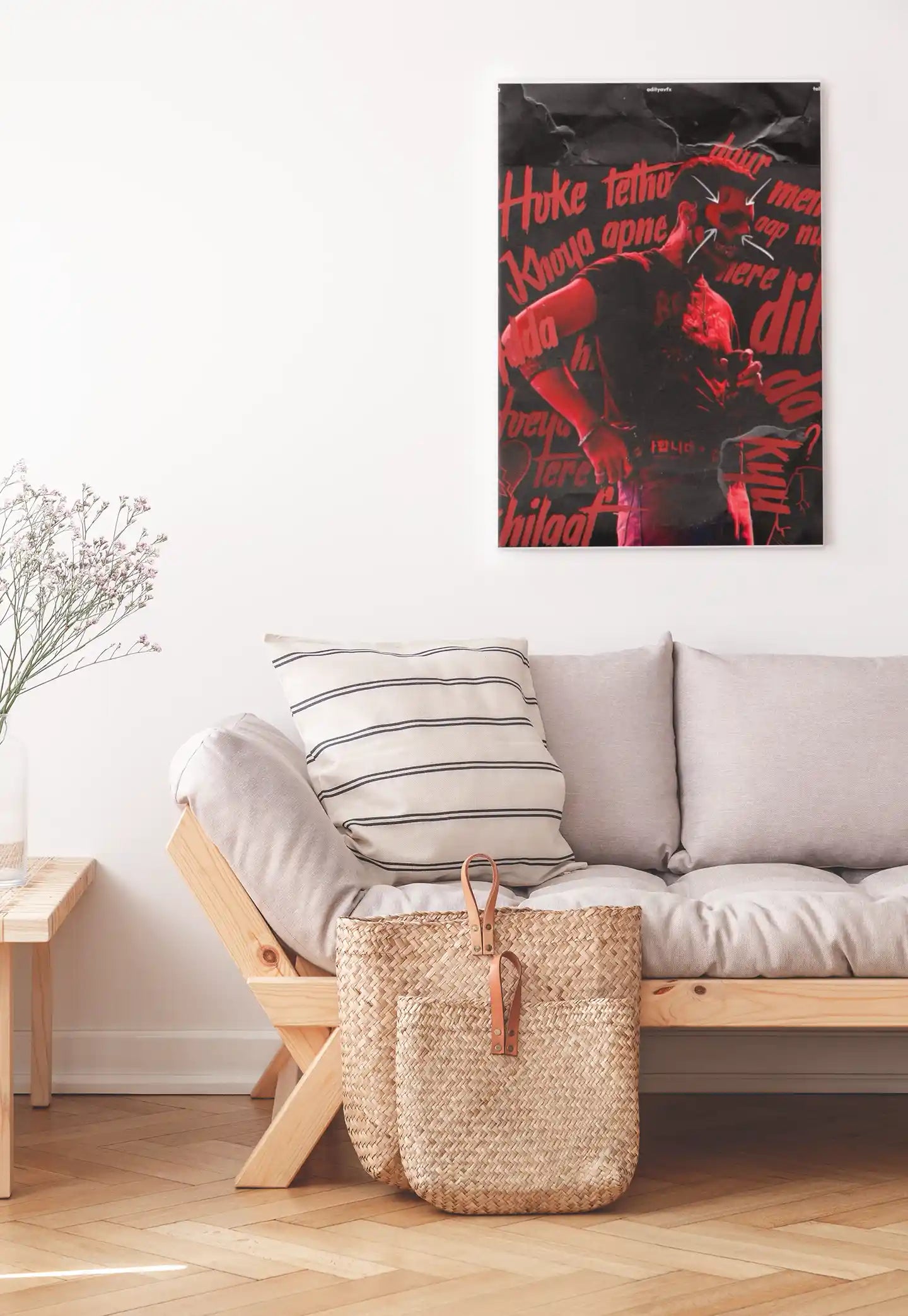 Edgy Graffiti Underground Rap Culture Poster
