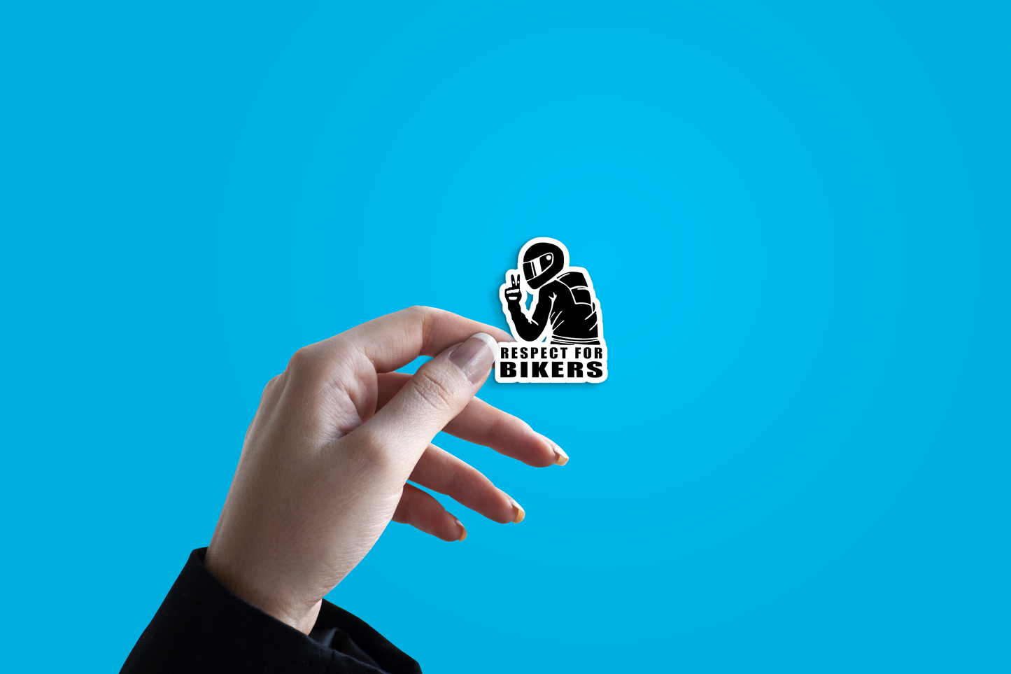 Respect for Bikers Safety Awareness Sticker