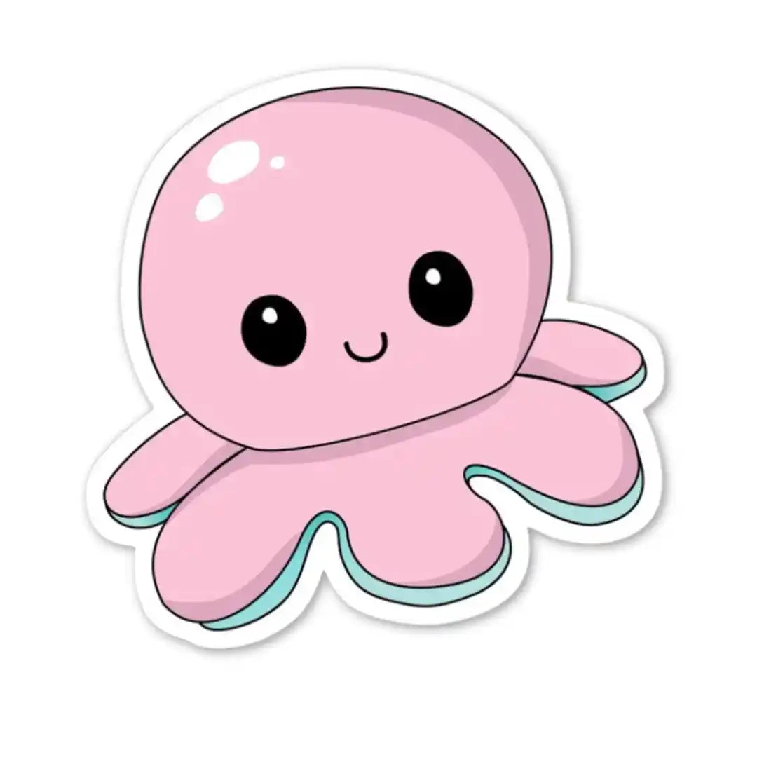 Cute Pink Octopus Sea Friend