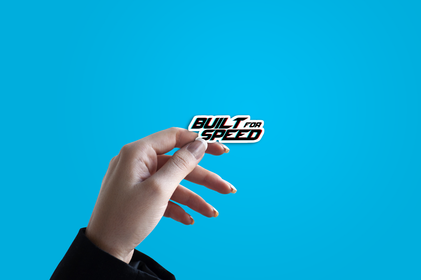 Built for Speed Motorcycle Racing Sticker
