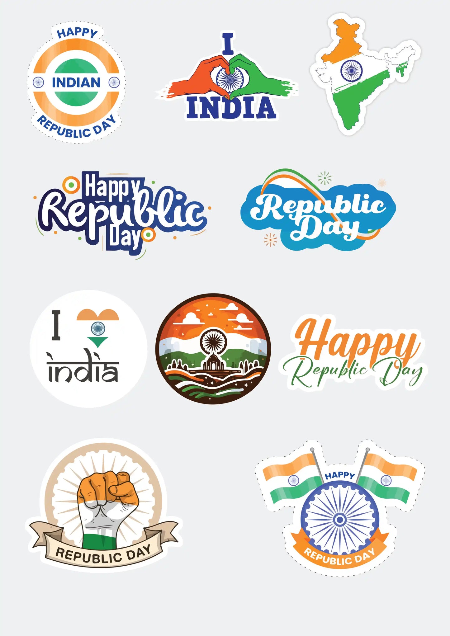 Lovers of India | STICKER PACK (10 Pcs)