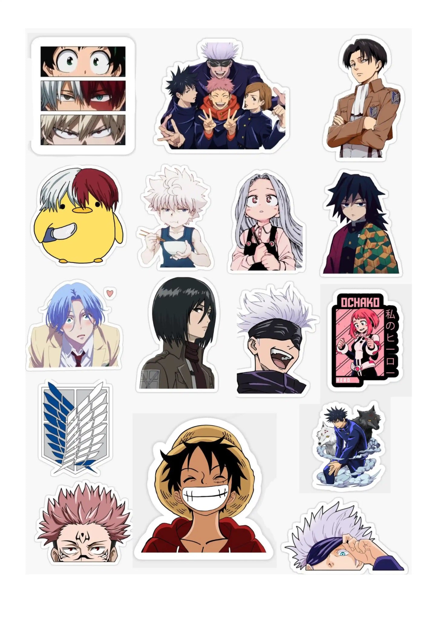 Anime Otaku | STICKER PACK (16 Pcs)