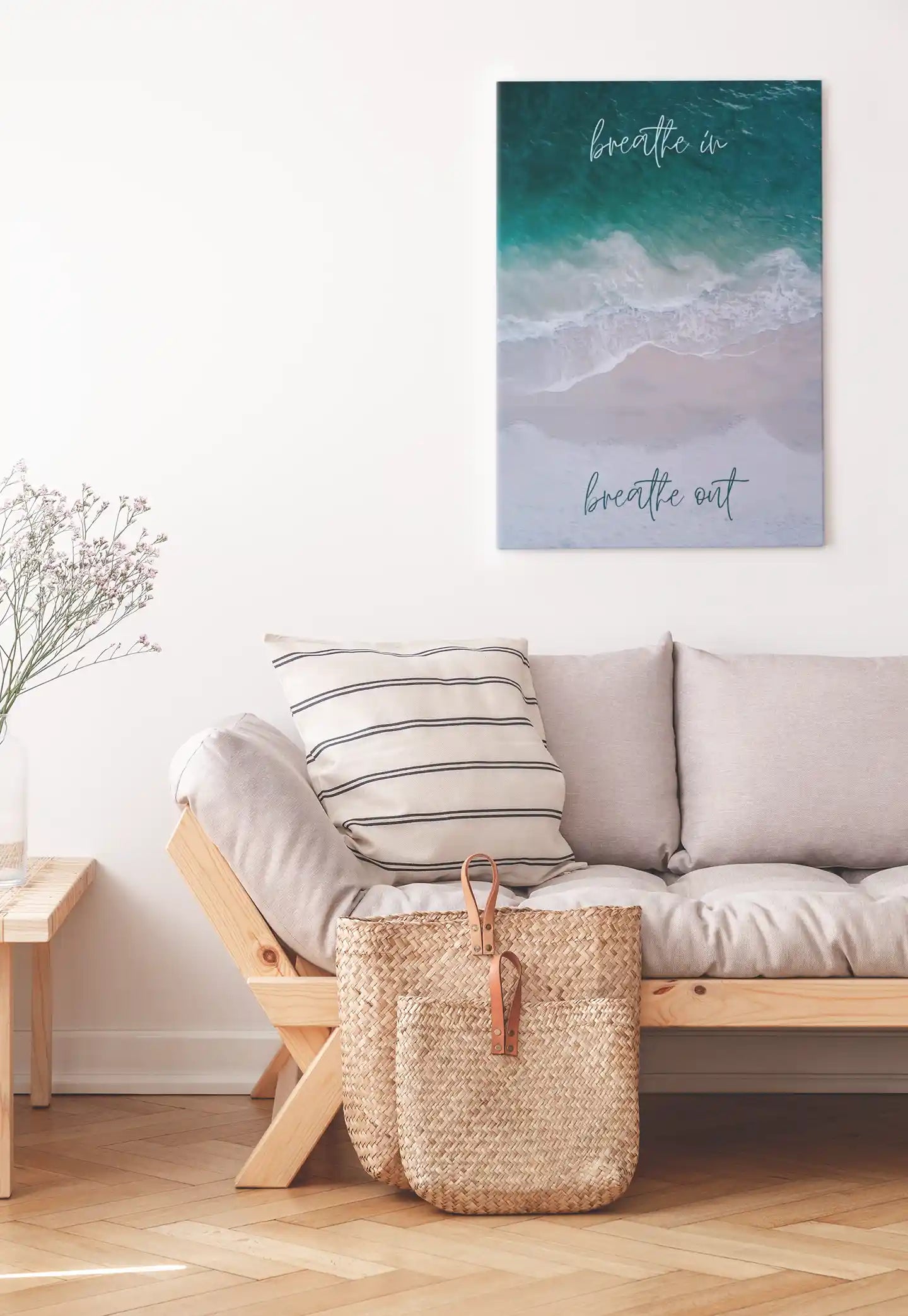 Breathe In, Breathe Out Aesthetic Poster