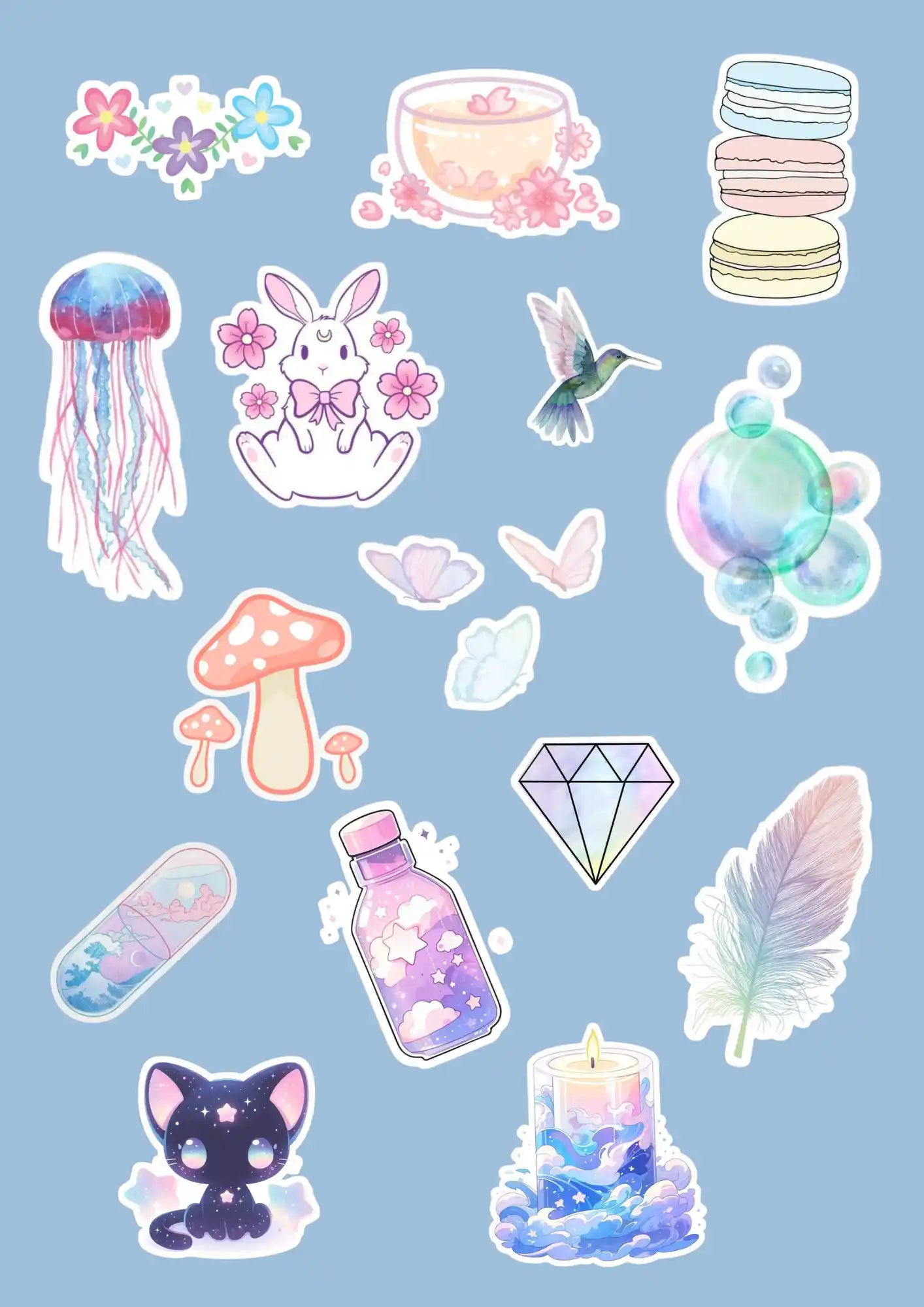 Magical Creatures and Sweet Desserts Combo Pack (15 Pcs)