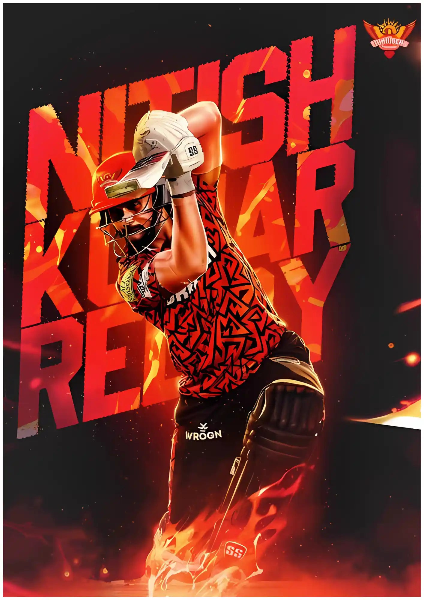 NKR Fiery Motivation Poster - IPL