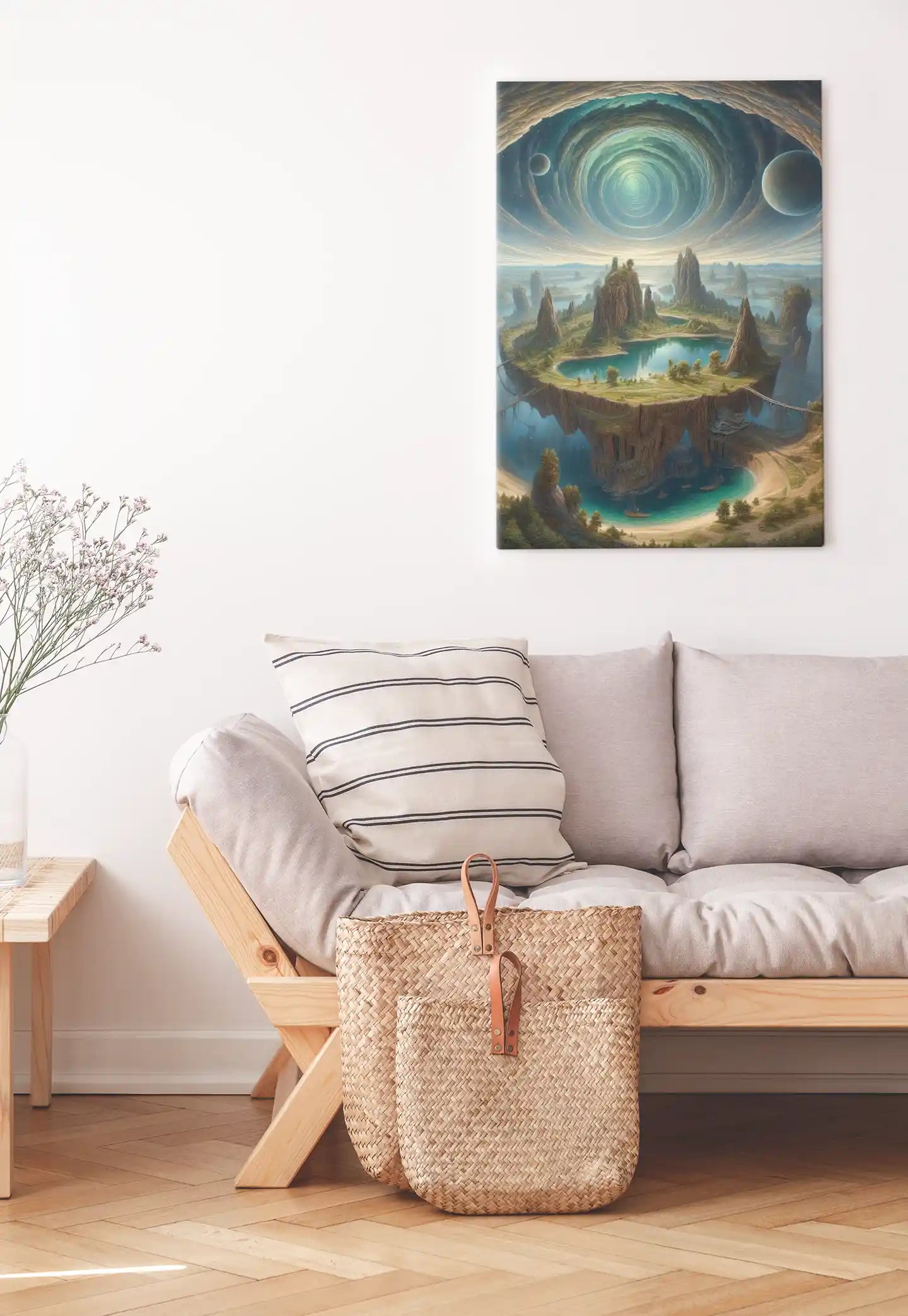 Mystical Kingdom Fantasy Landscape Art Poster