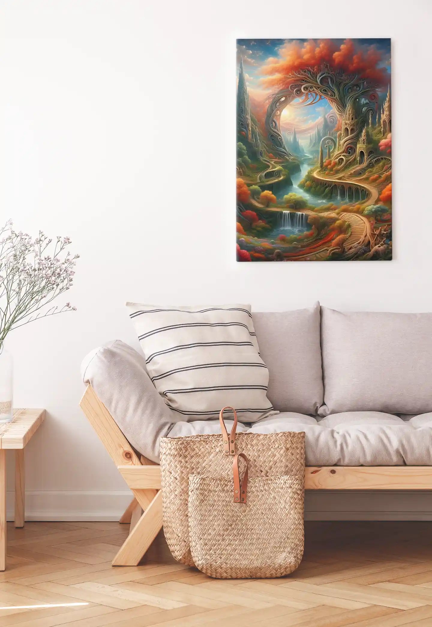 Enchanted Forest Magical Portal Fantasy Poster