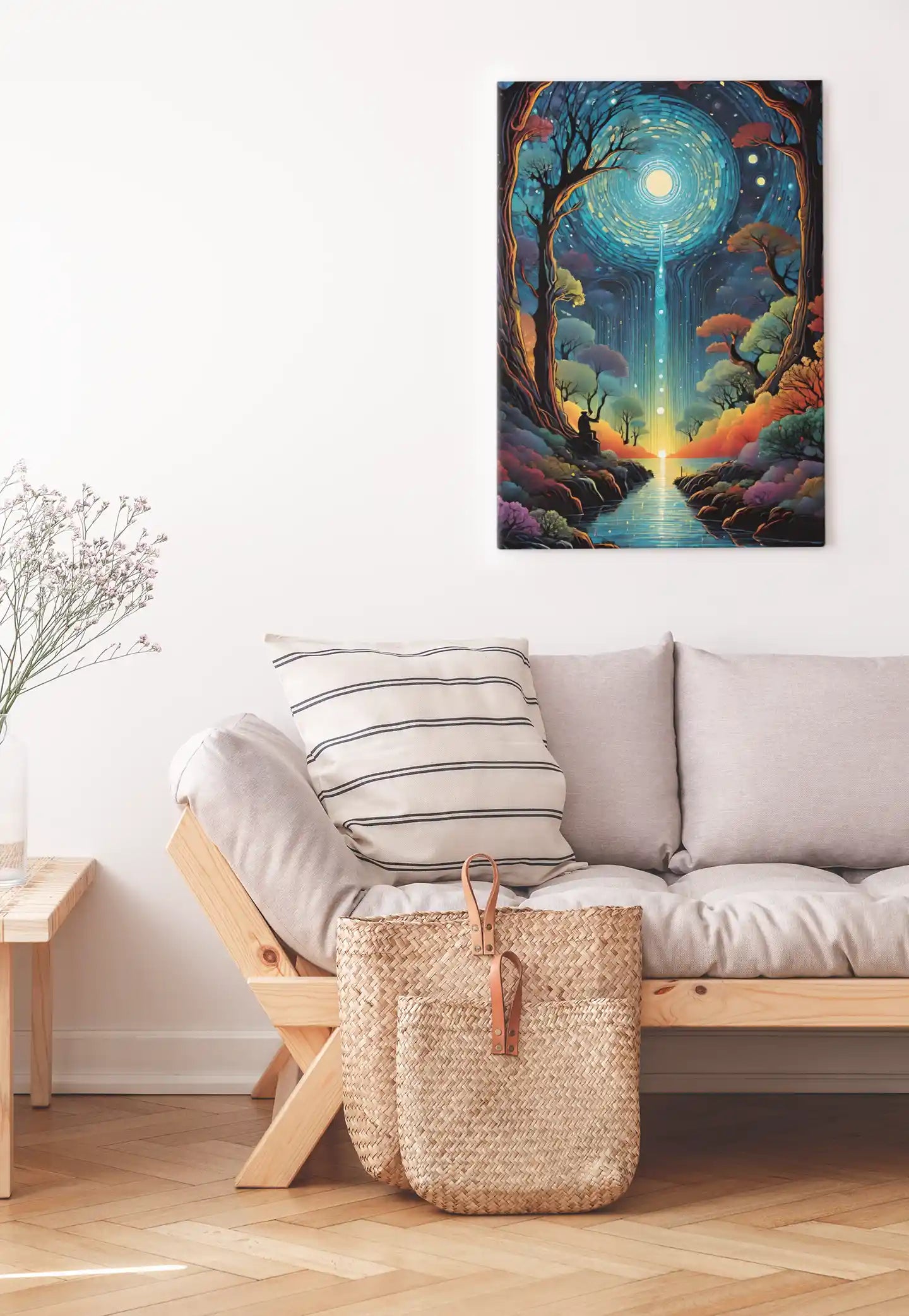 Dreamy Galaxy Starry Night Cosmic Poster