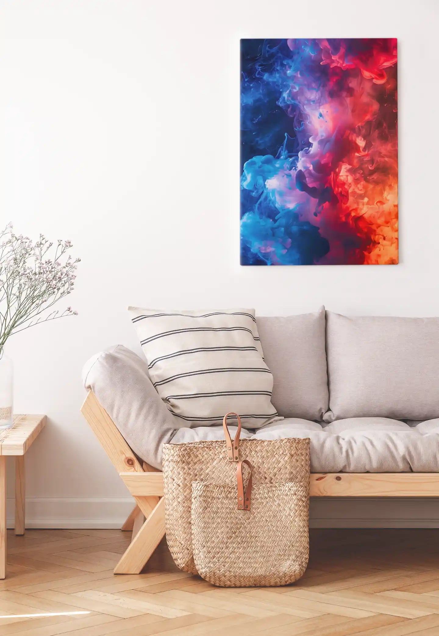 Abstract Nebula Cosmic Colors Universe Poster