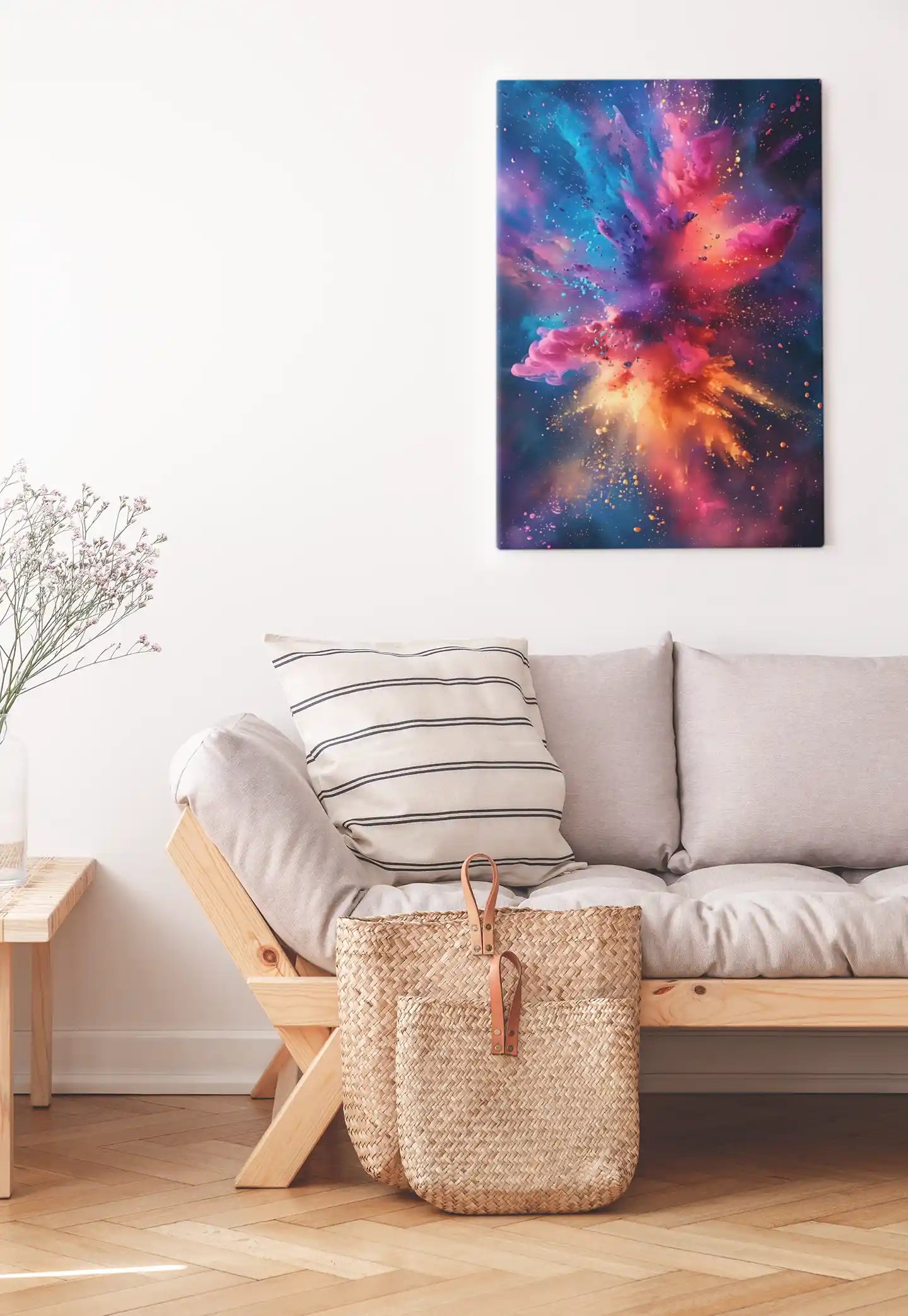 Galactic Star Explosion Cosmic Fantasy Poster