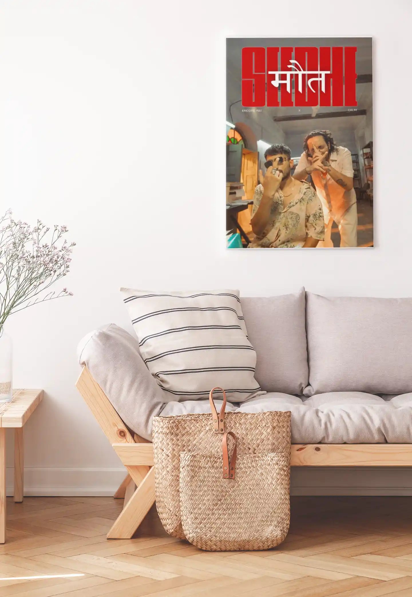 Classic Bollywood Retro Action Drama Poster