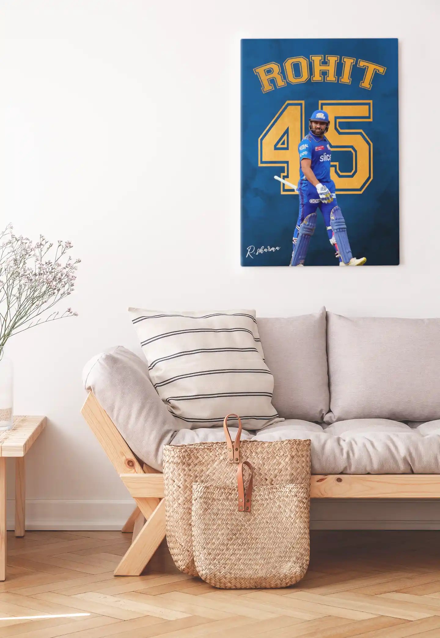 Rohit Sharma 45 Jersey Poster