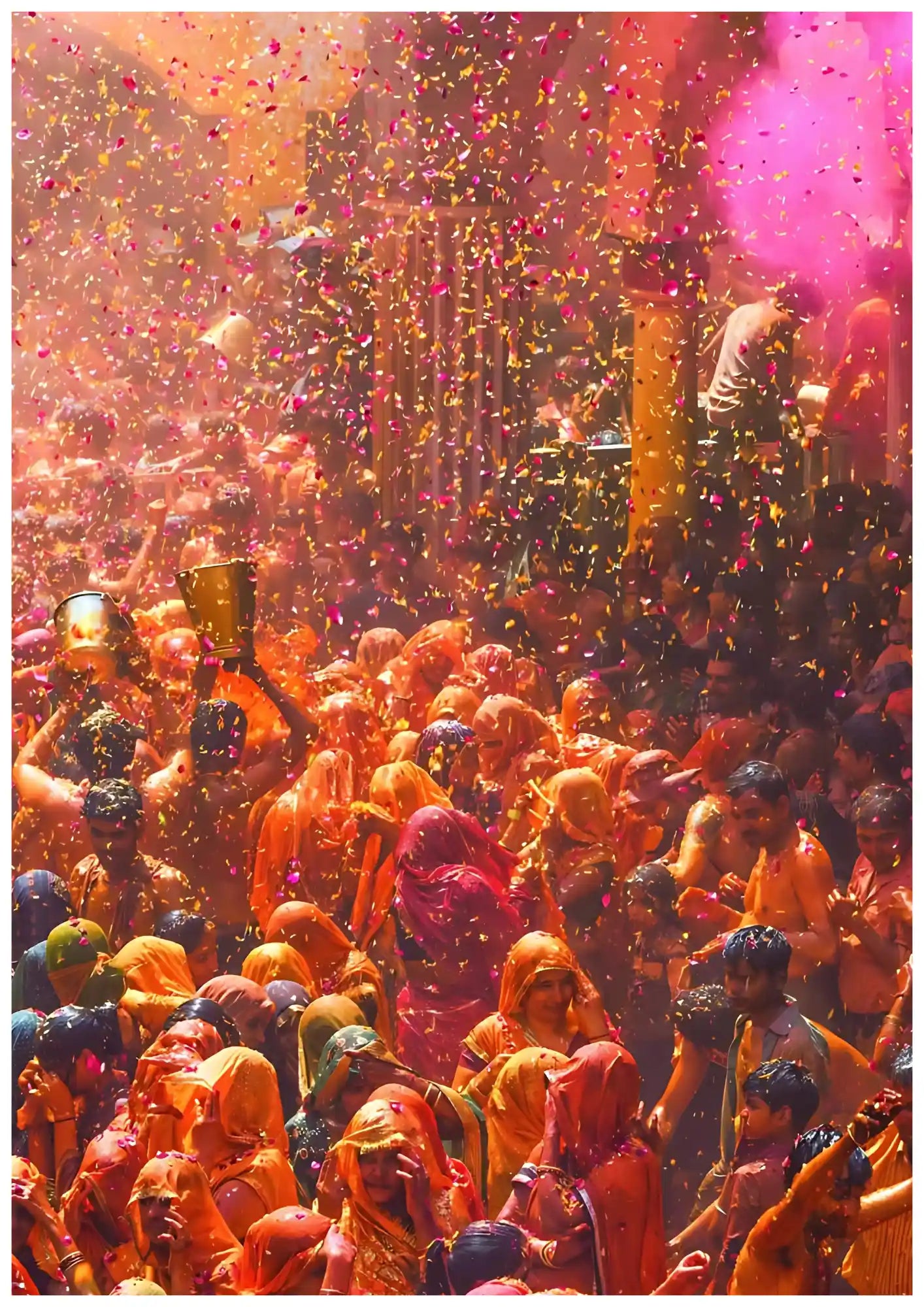 Grand Celebration of Holi Theme Poster