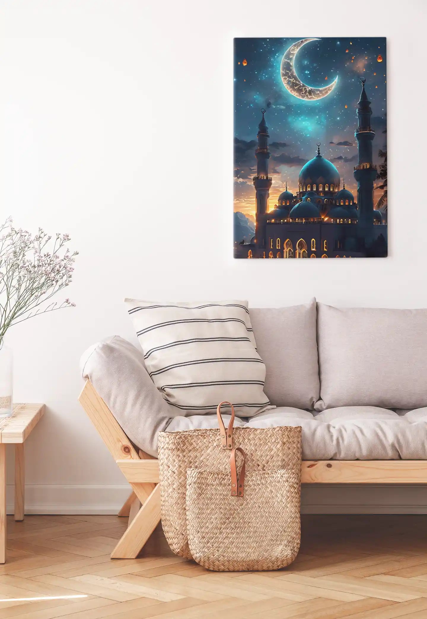 Crescent Moon Ramadan Spiritual Serenity Poster