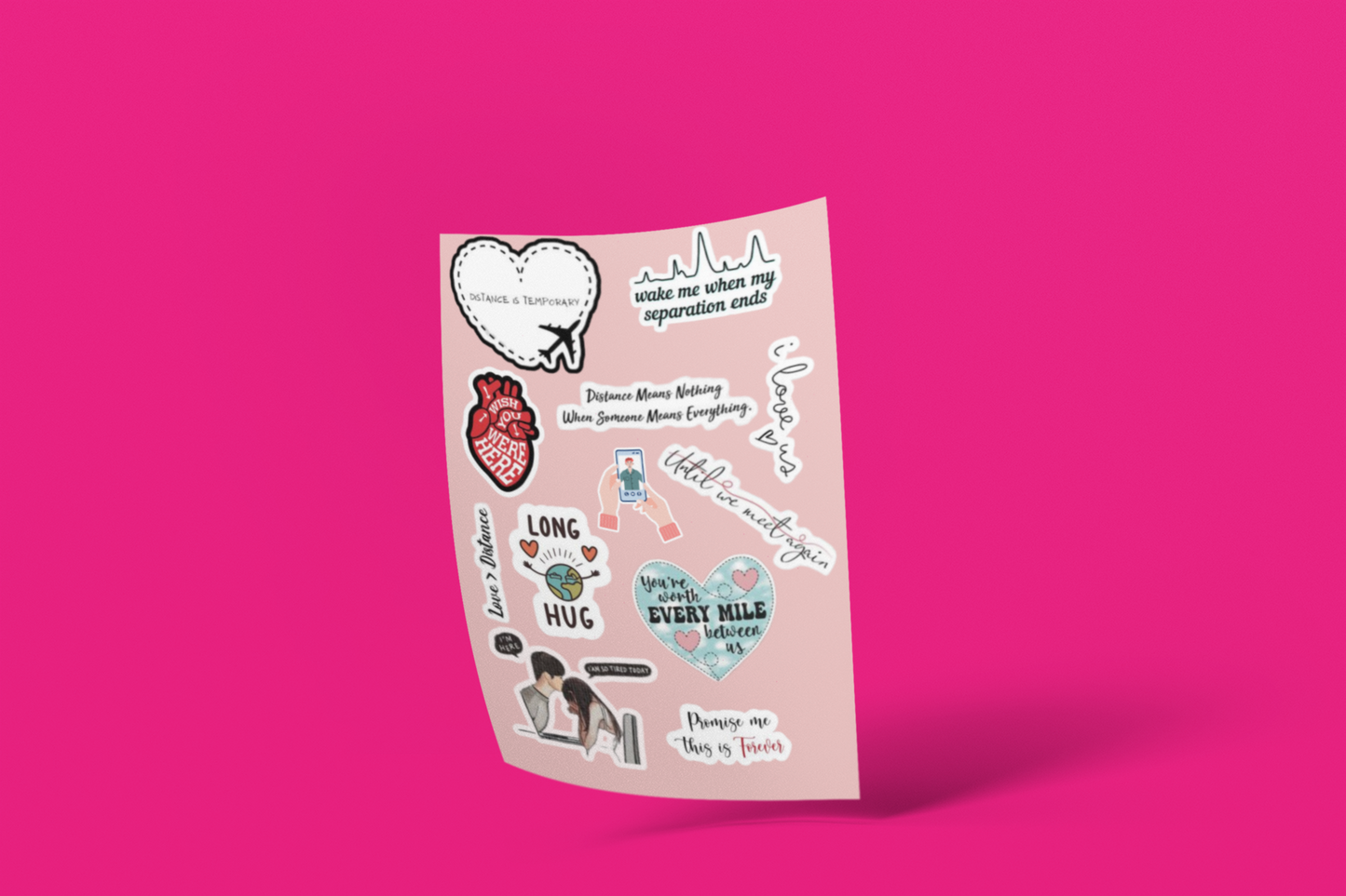 Long Distance – Love Across Miles (12 Pcs)