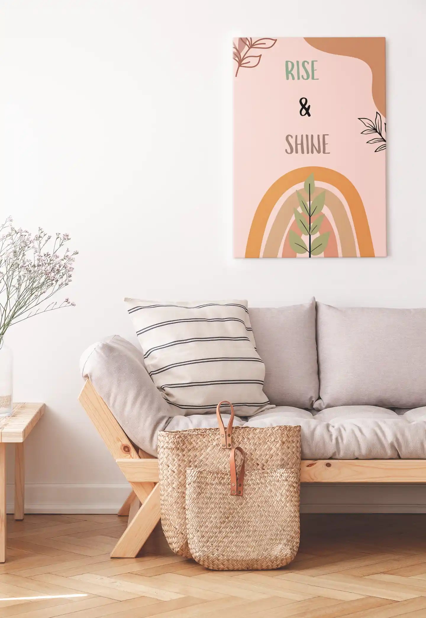 Rise and Shine with Positivity Poster