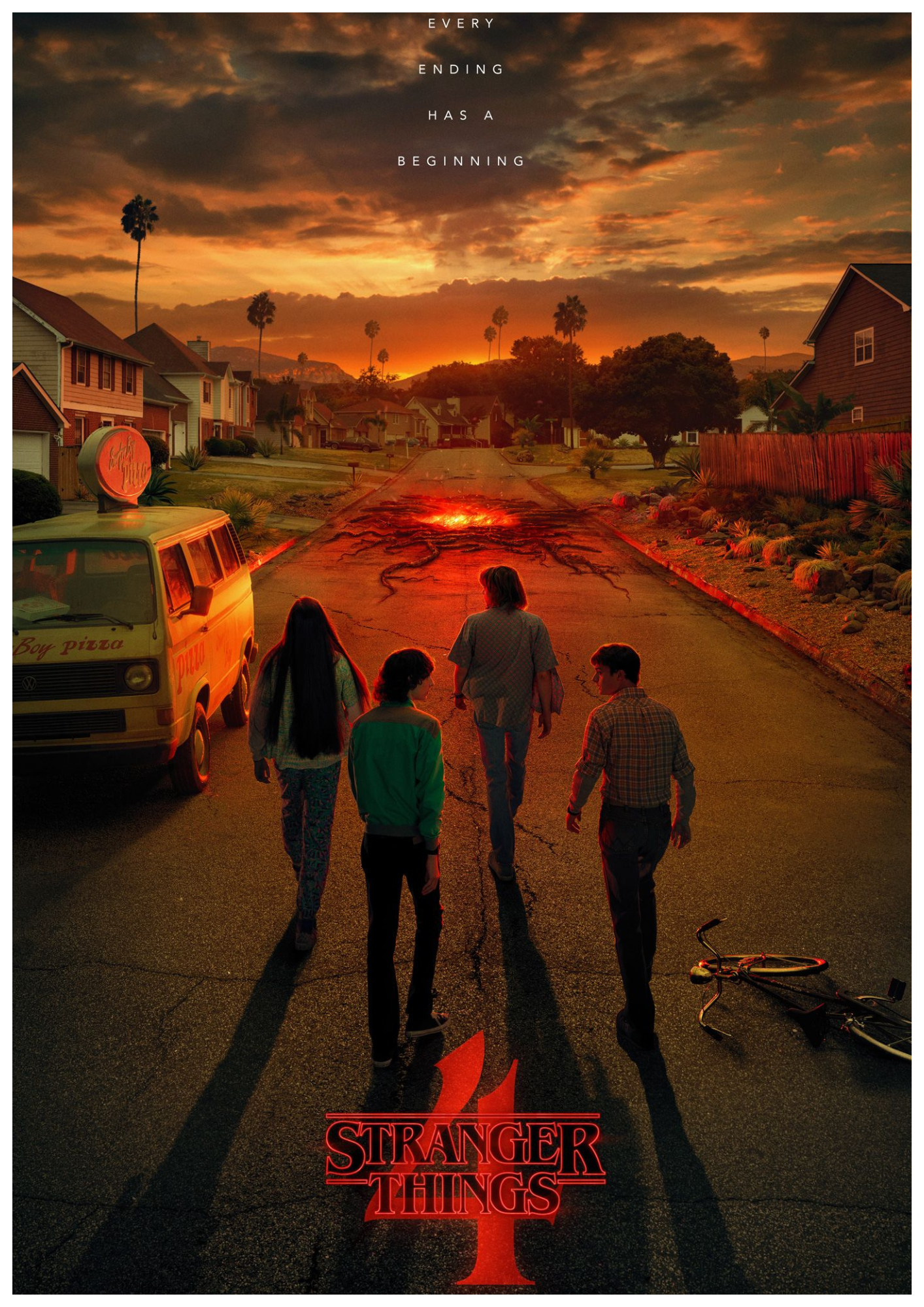 Stranger Things Poster Combo Pack of 9