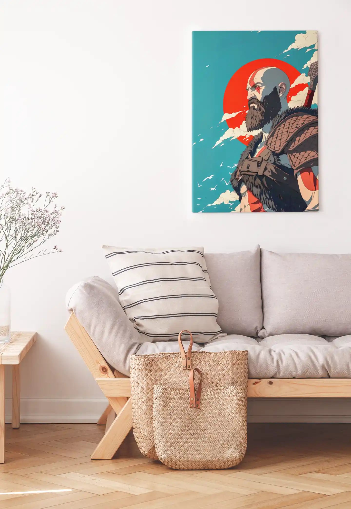 Cyberpunk Samurai Warrior Poster