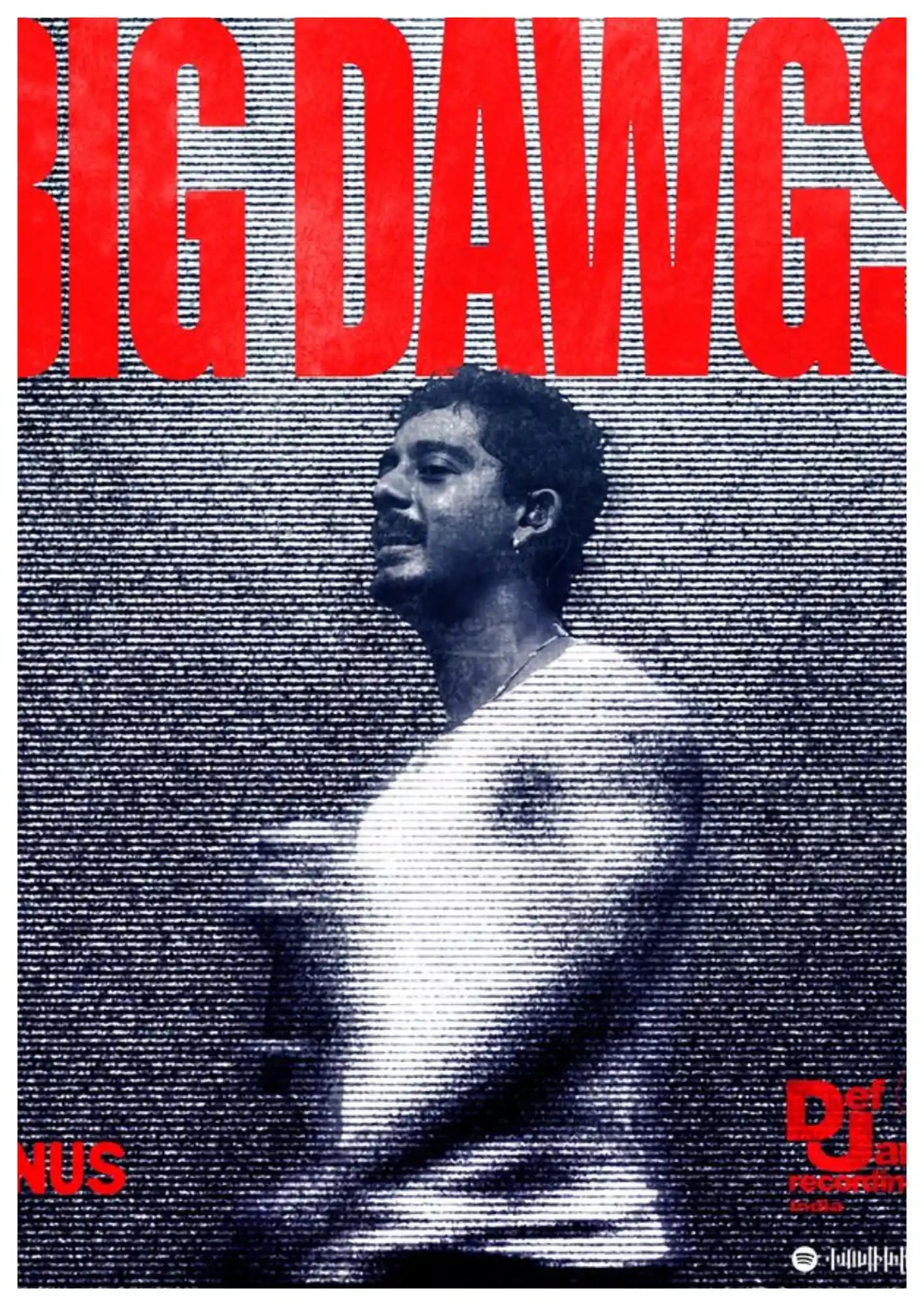 Big Dawg Fierce Energy Rap Poster