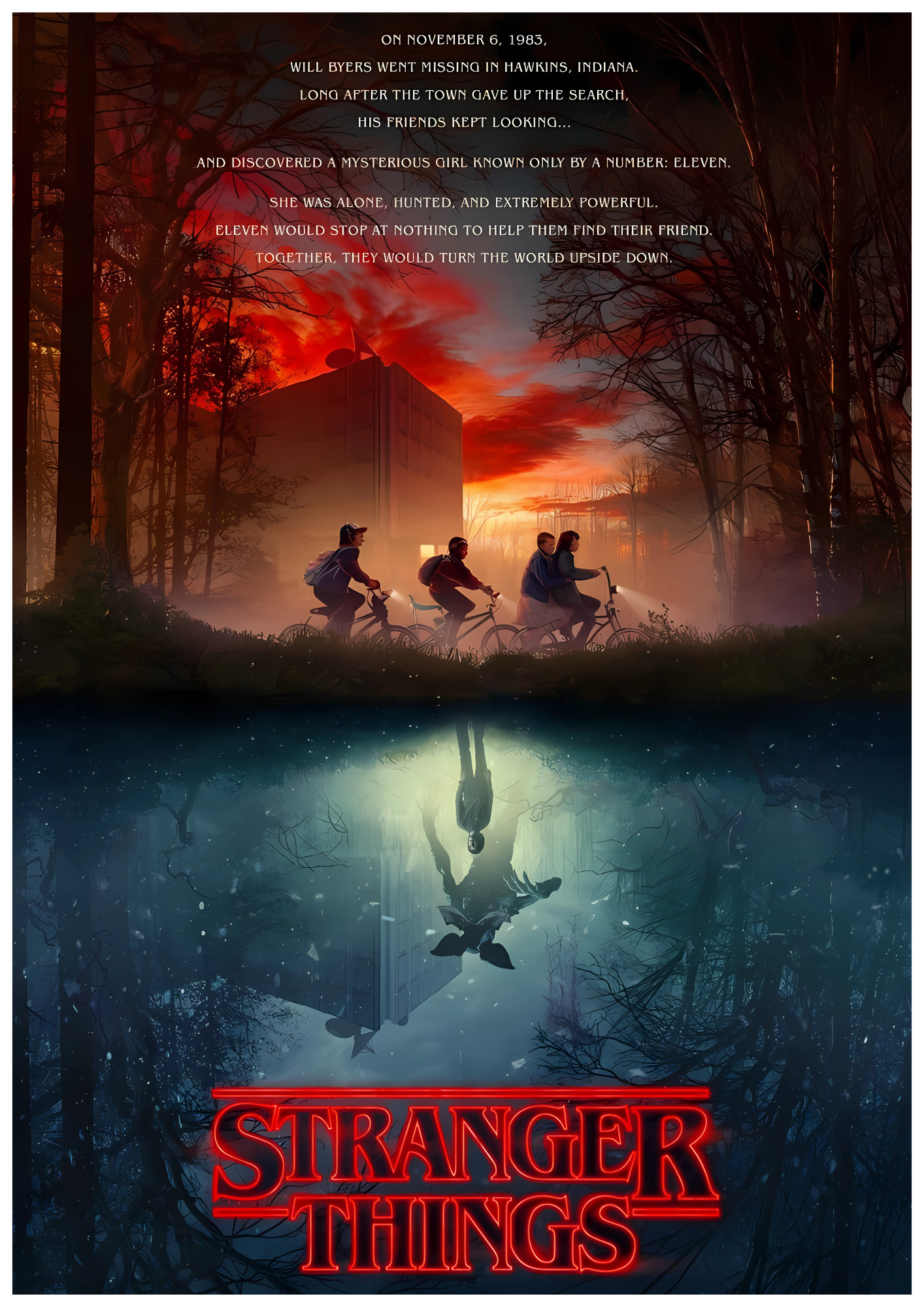 Stranger Things Poster Combo Pack of 9