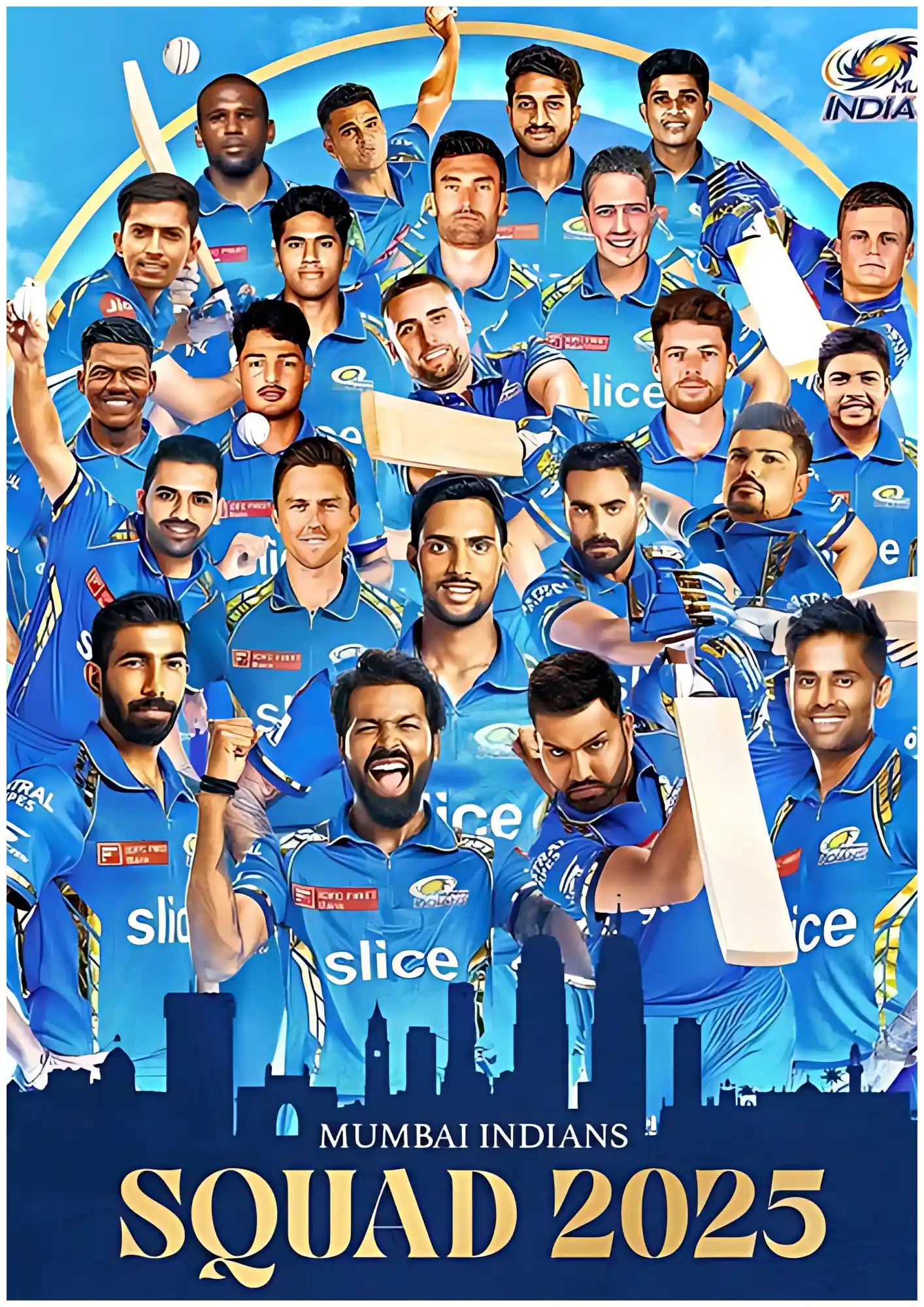 Team India 2023 World Cup Poster