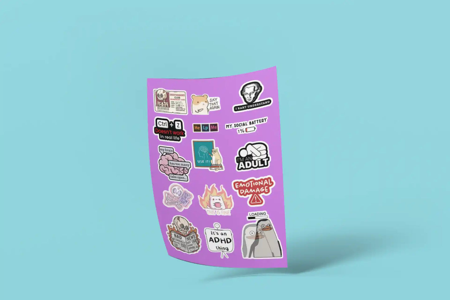 Bright Cartoon Icons for Fun Daily Moments Pack (15 Pcs)