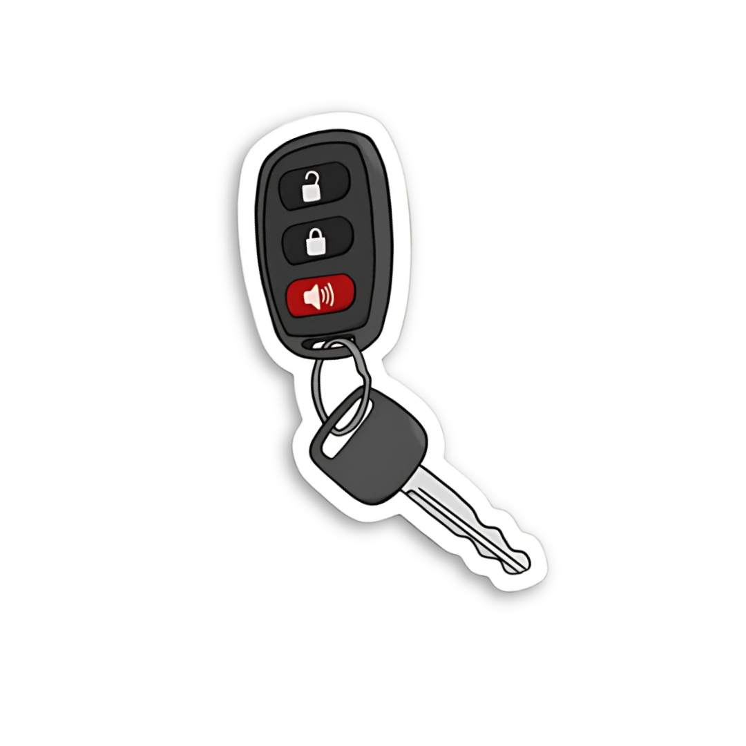 Motorcycle Key Fob Ignition Starter Sticker