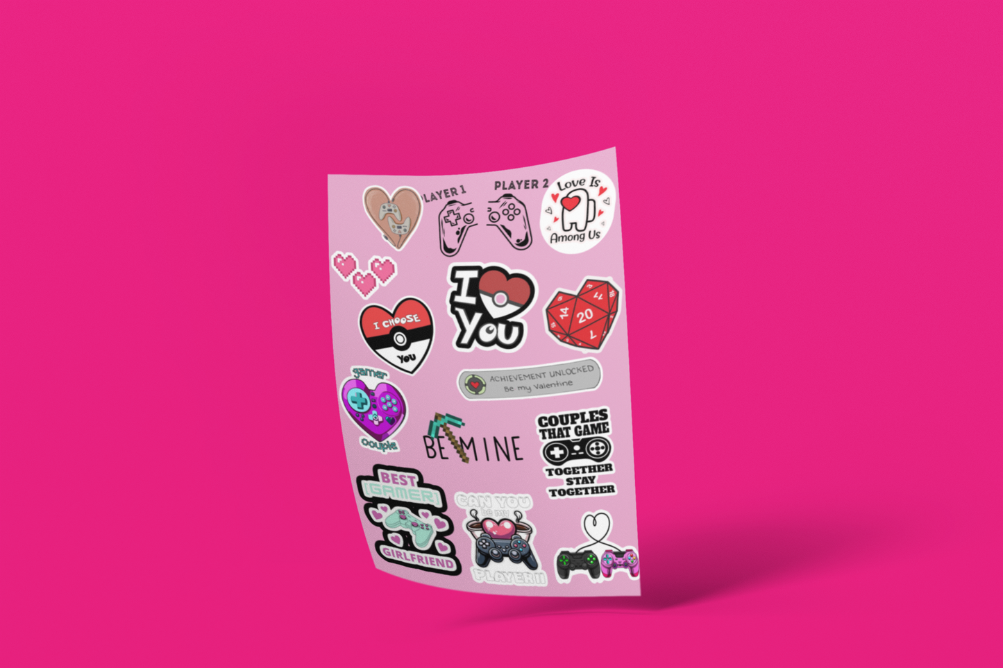 Gamer Love – Play & Love (14 Pcs)