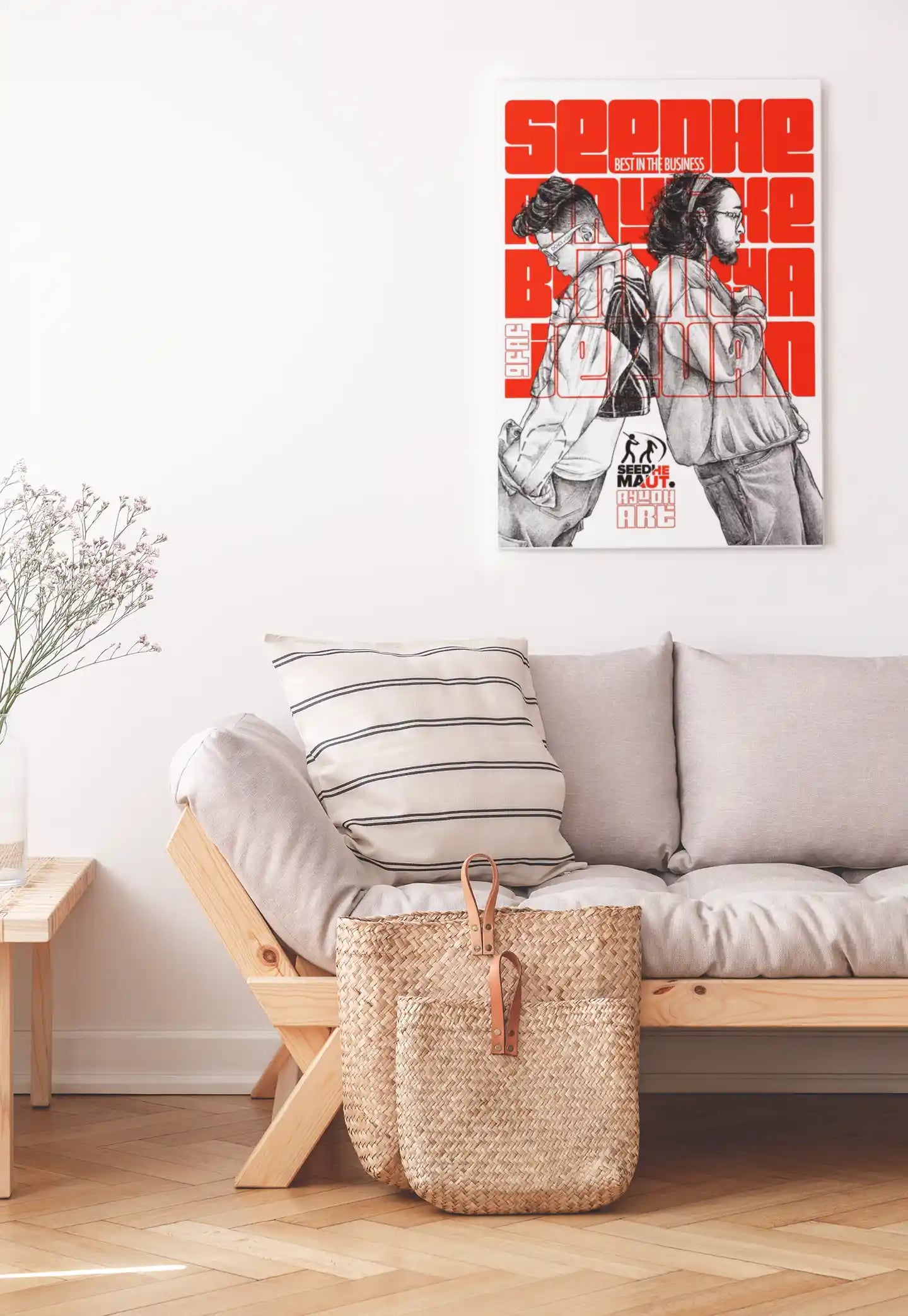 Dynamic Hip-Hop Rap Legends Art Poster