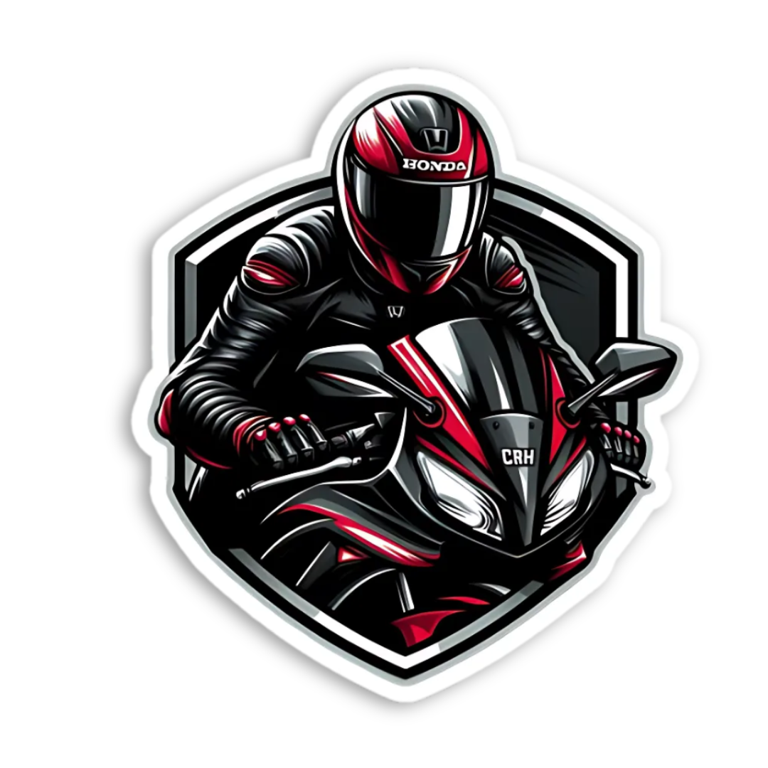 Masked Rider Motorcycle Helmet Armor Sticker