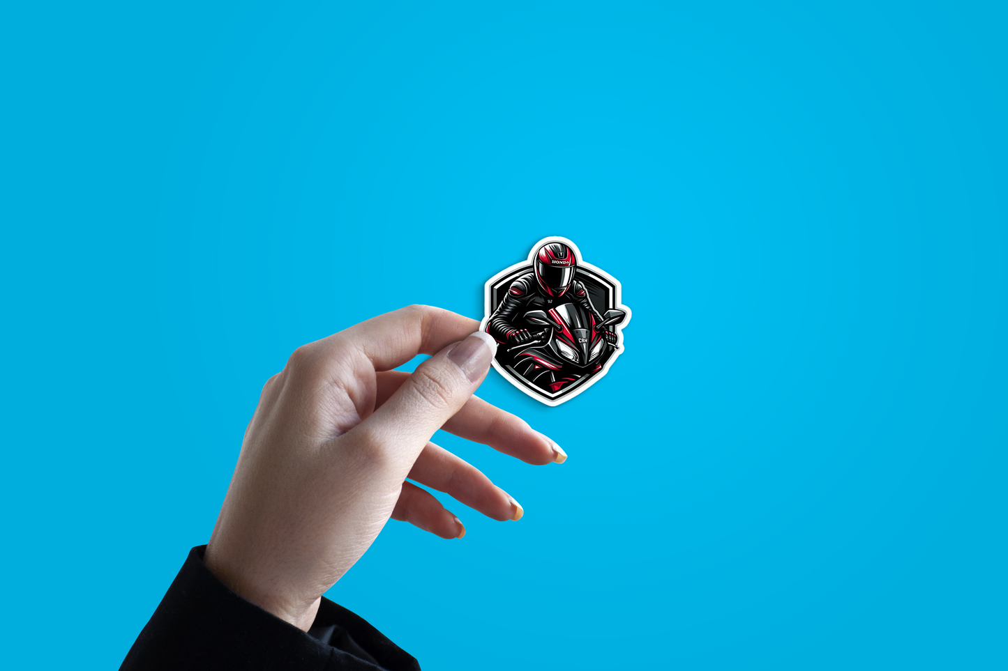 Masked Rider Motorcycle Helmet Armor Sticker