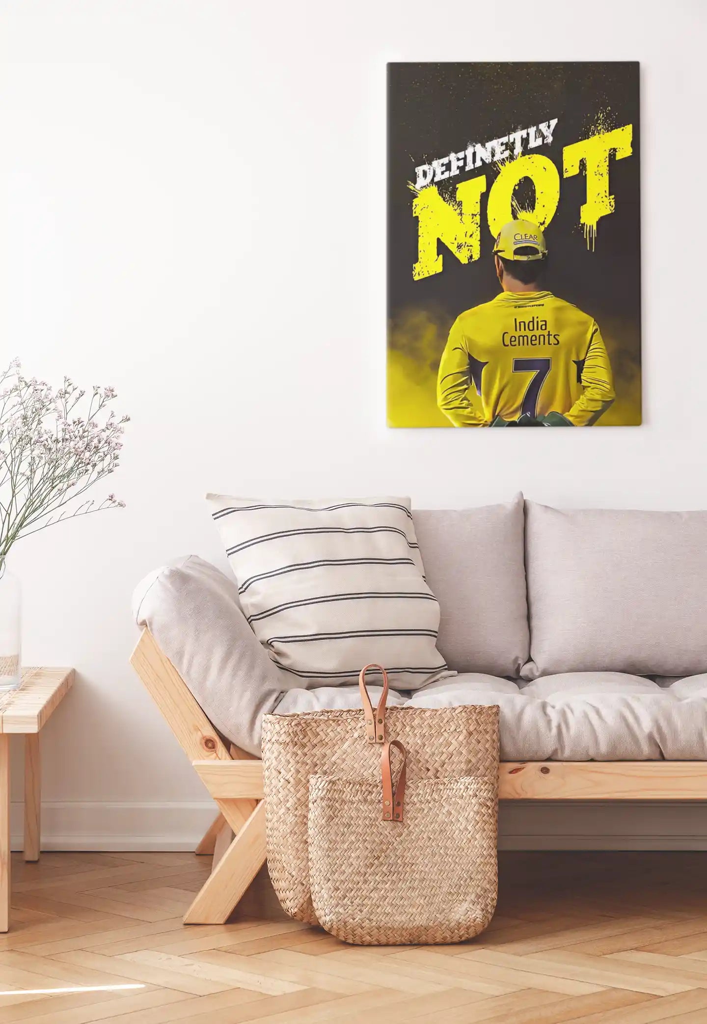 MS Dhoni “Definitely Not” Farewell Poster - IPL