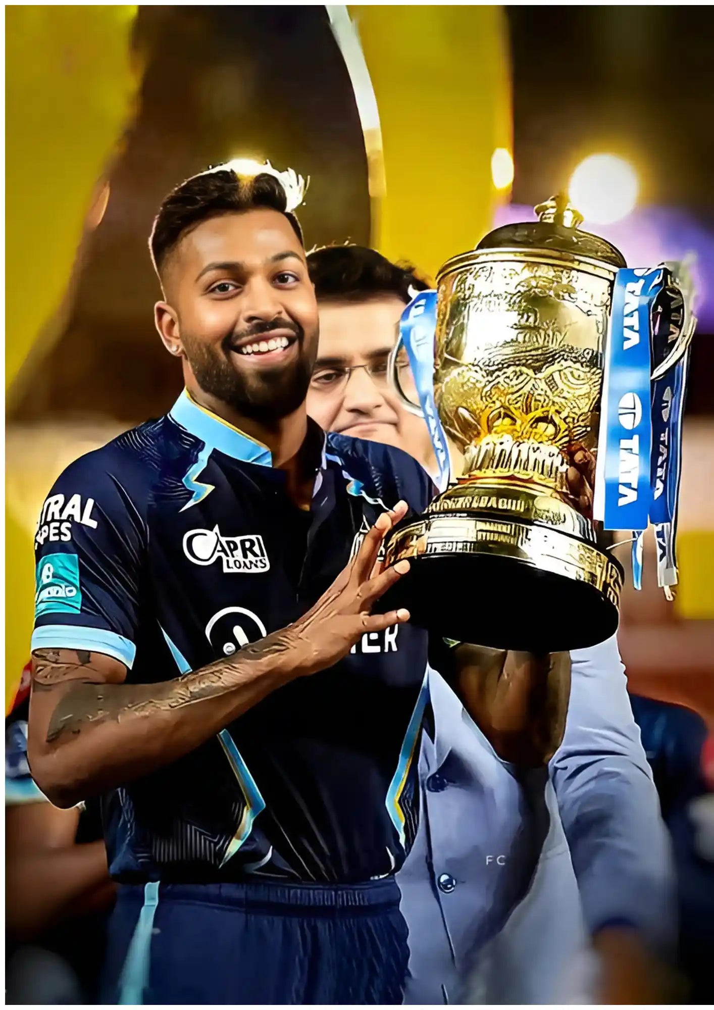 Hardik Pandya Celebrating IPL Victory