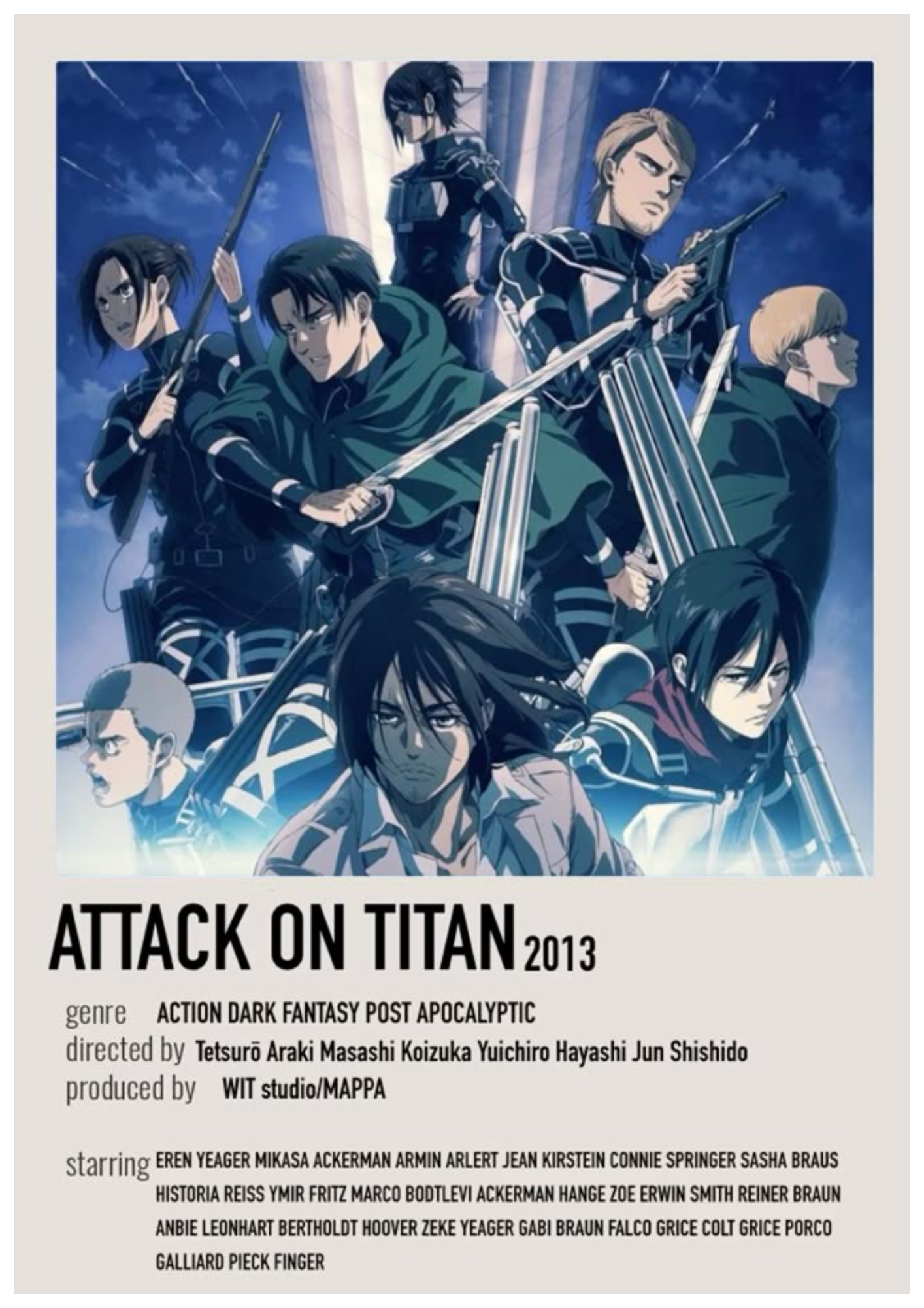 Attack on Titan Survey Corps Poster | POSTERS
