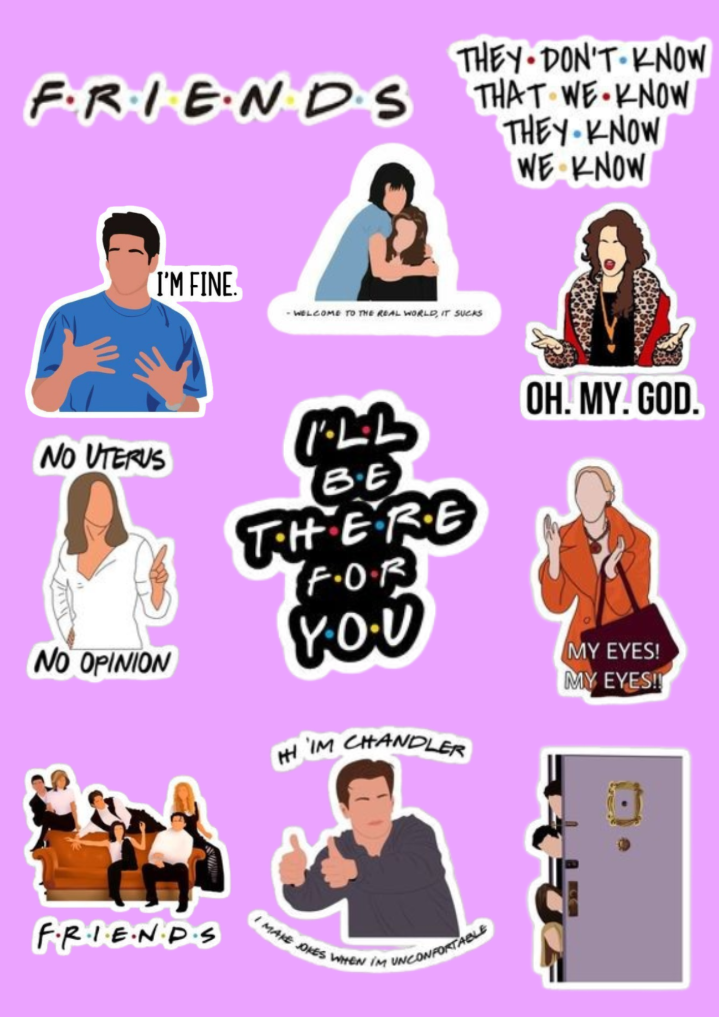 Friends – Iconic Moments (11 Pcs)