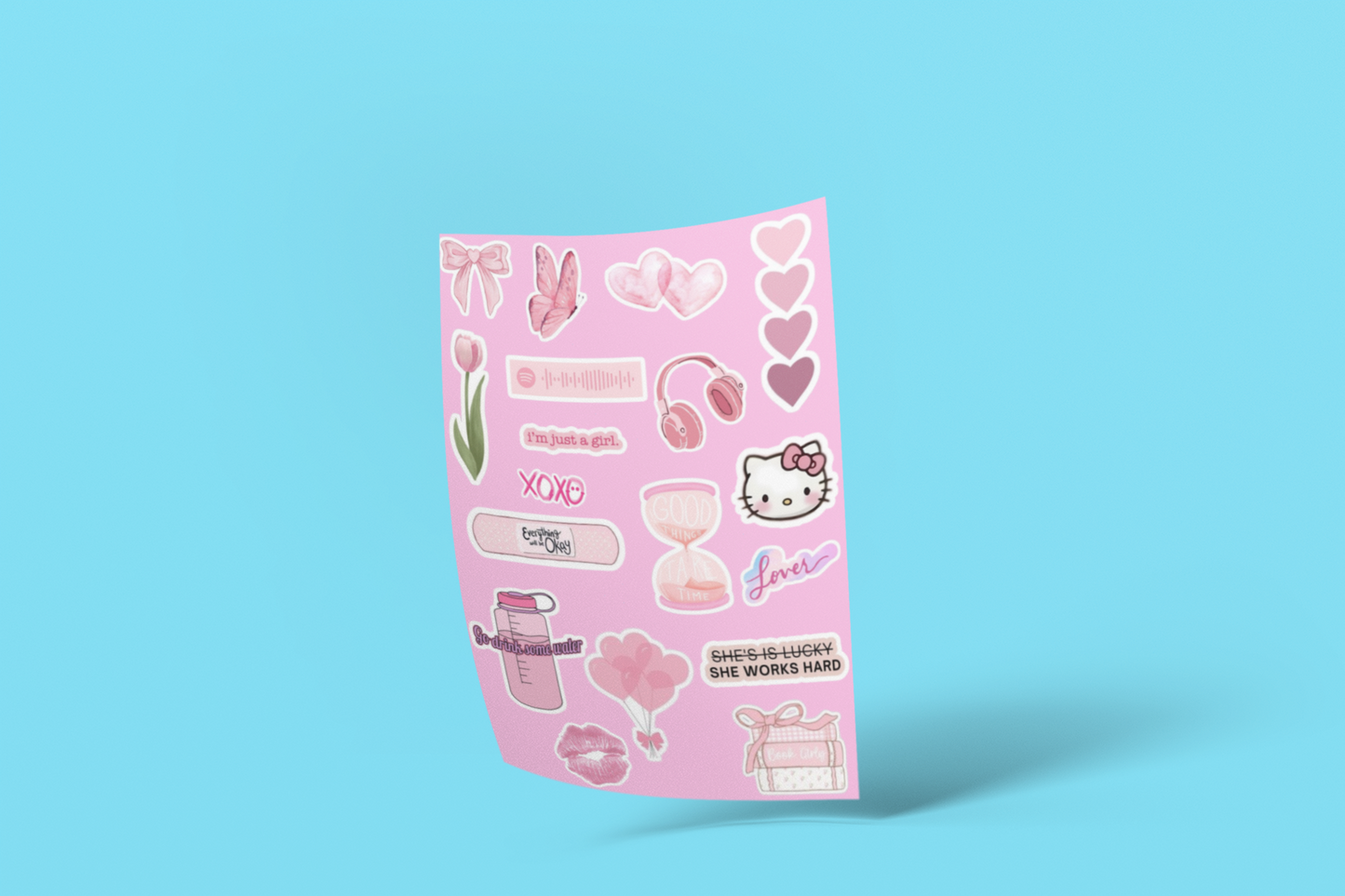 Girly – Cute & Pink (18 Pcs)