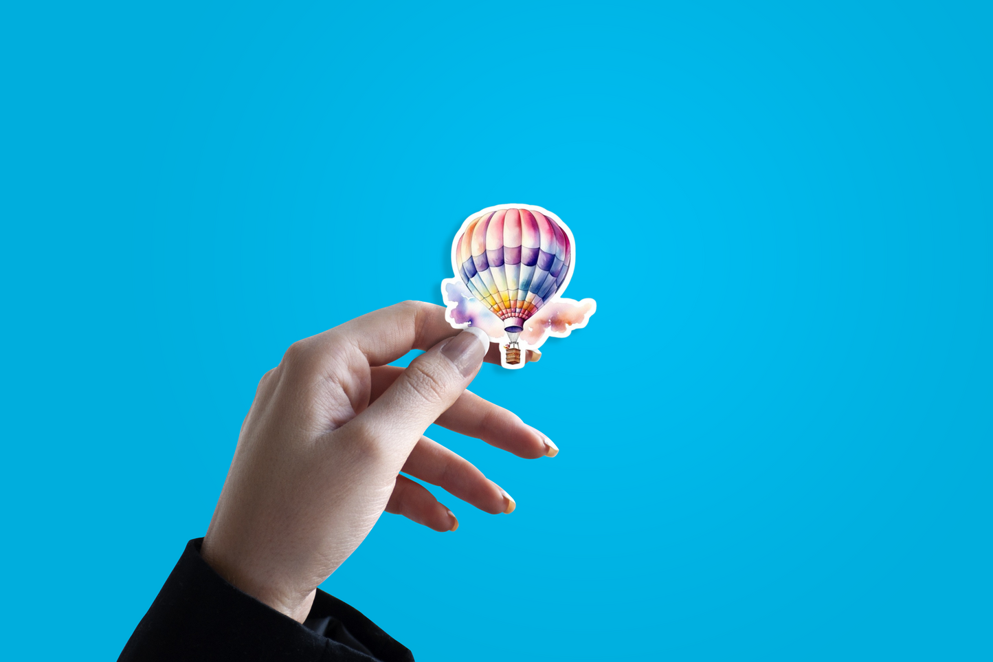 Colorful Hot Air Balloon – Dreamy and Adventurous.