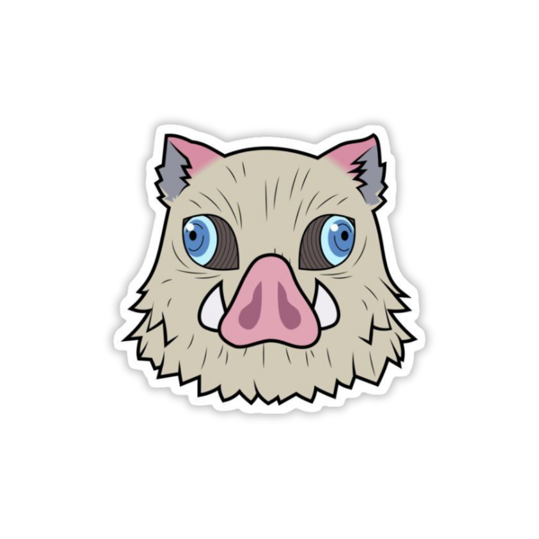Inosuke Hashiraba Anime Sticker Demon Slayer