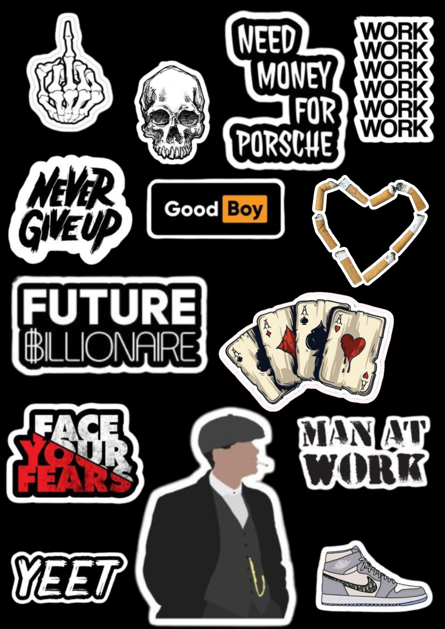 Men – Bold & Motivational (14 Pcs)