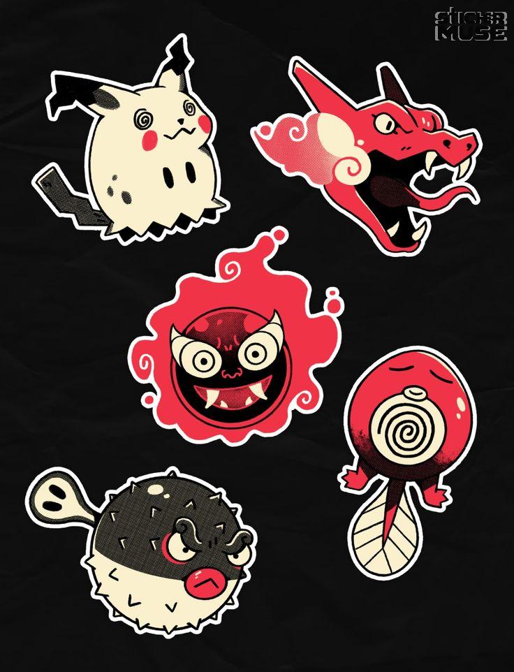 Pokemon Maddness | STICKER PACK (5 Pcs)