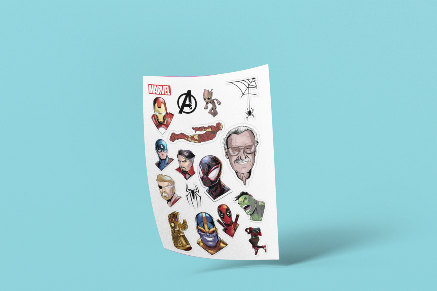 Stan Lee Tribute Sticker Pack - (16 pcs)