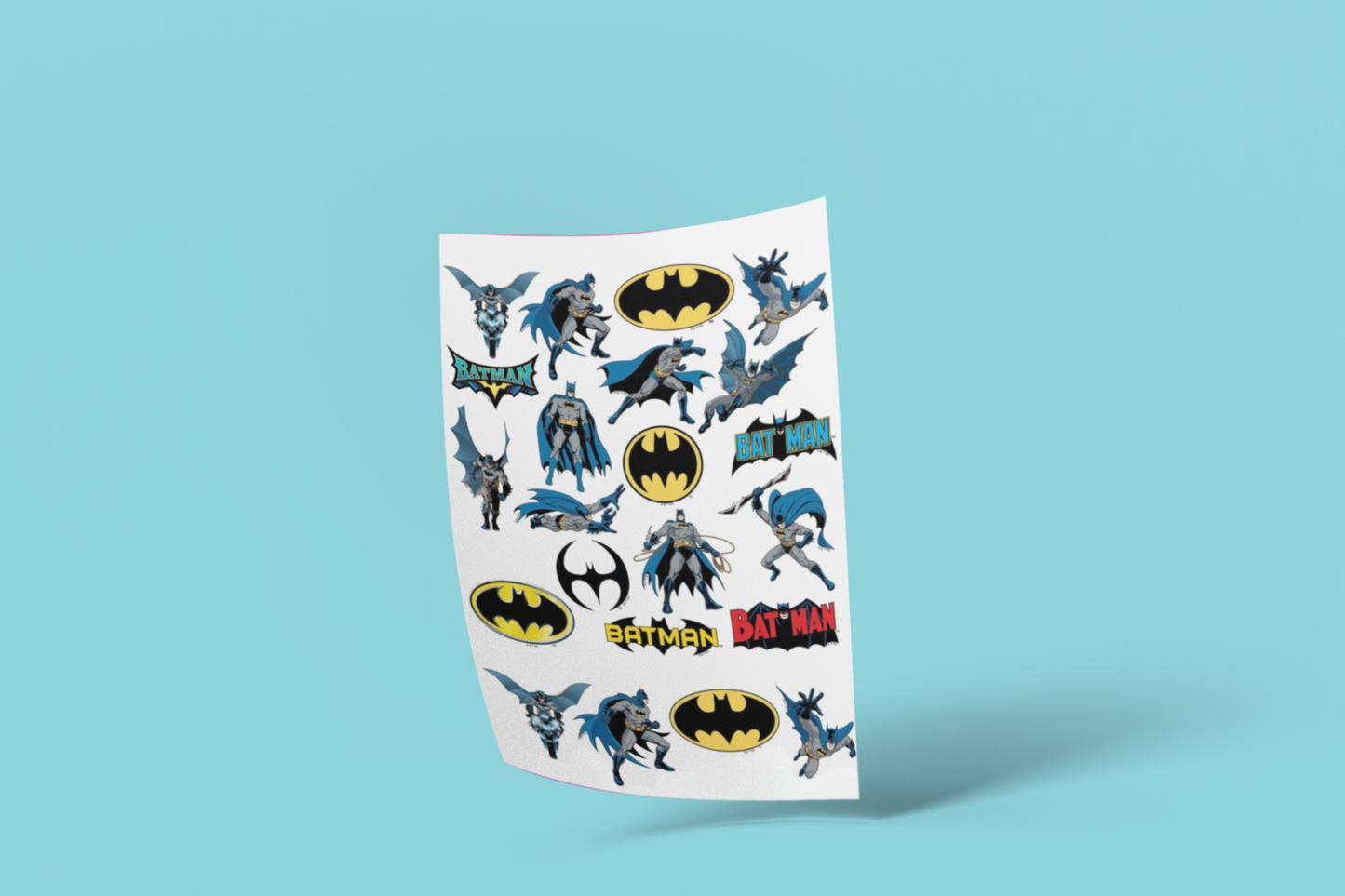 Batman Theme Sticker Set - (22 pcs)