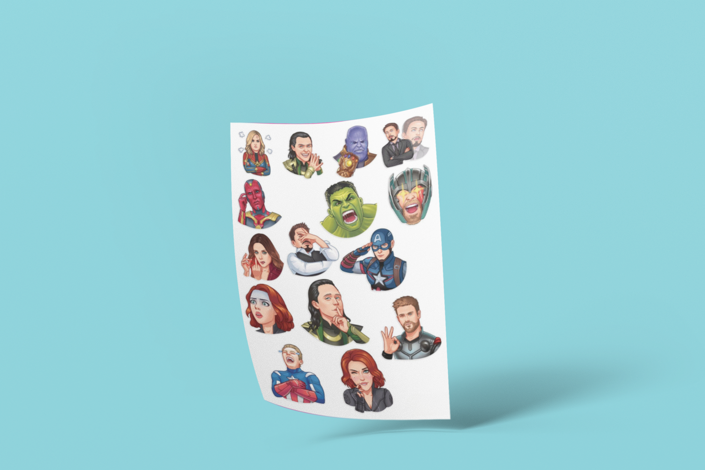 Marvel Face Cutout Pack (15 pcs)