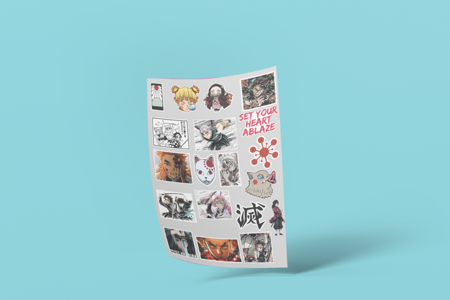 Demon Slayer Sticker Pack (19 pcs)