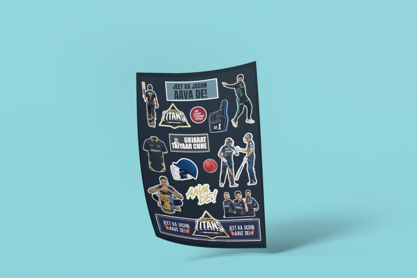 IPL Fan Favorites – GT Sticker Pack (8 Pcs)