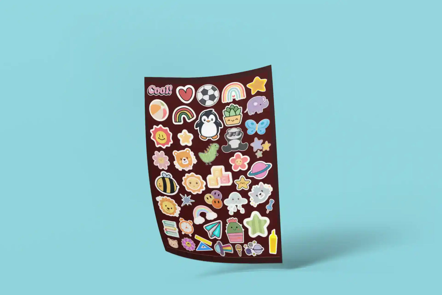 Playful Animals and Fun Rainbow Shapes Decorative Pack (42 Pcs)