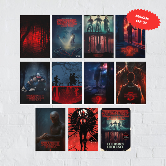 Stranger Things Poster Combo Pack of 11